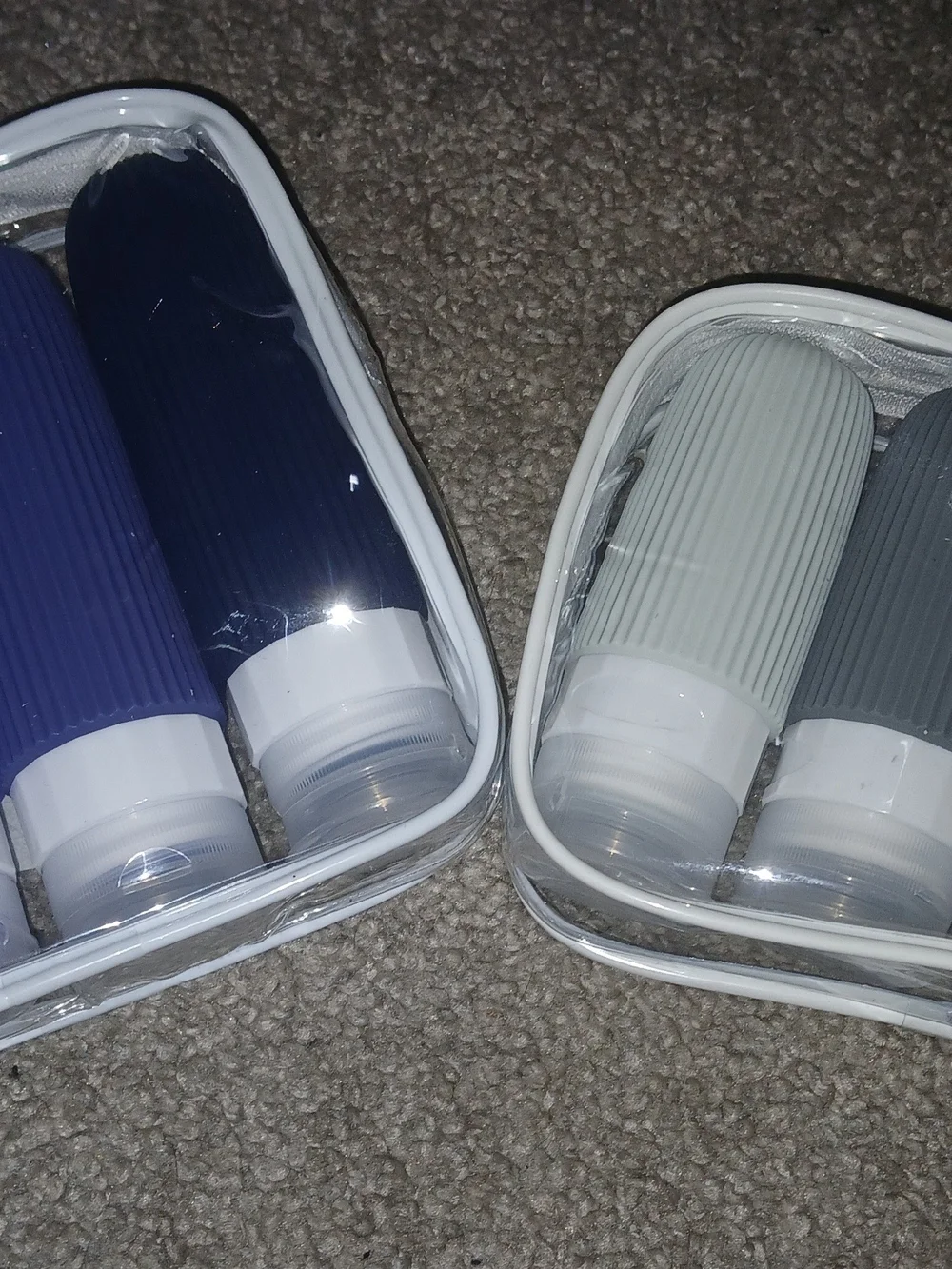 Travel Silicone Toiletry Bottle Sets